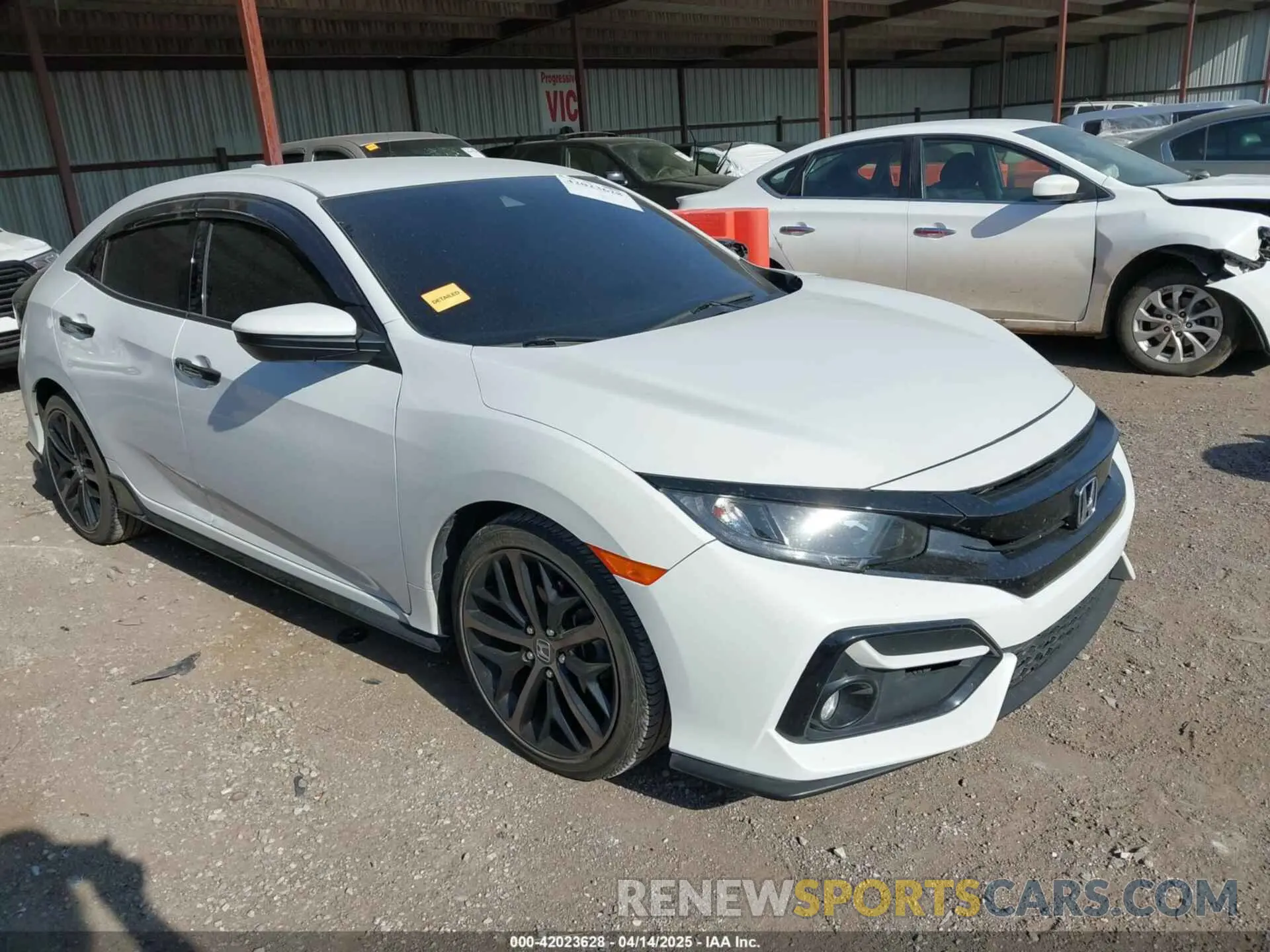 1 Photograph of a damaged car SHHFK7H49MU209084 HONDA CIVIC 2021