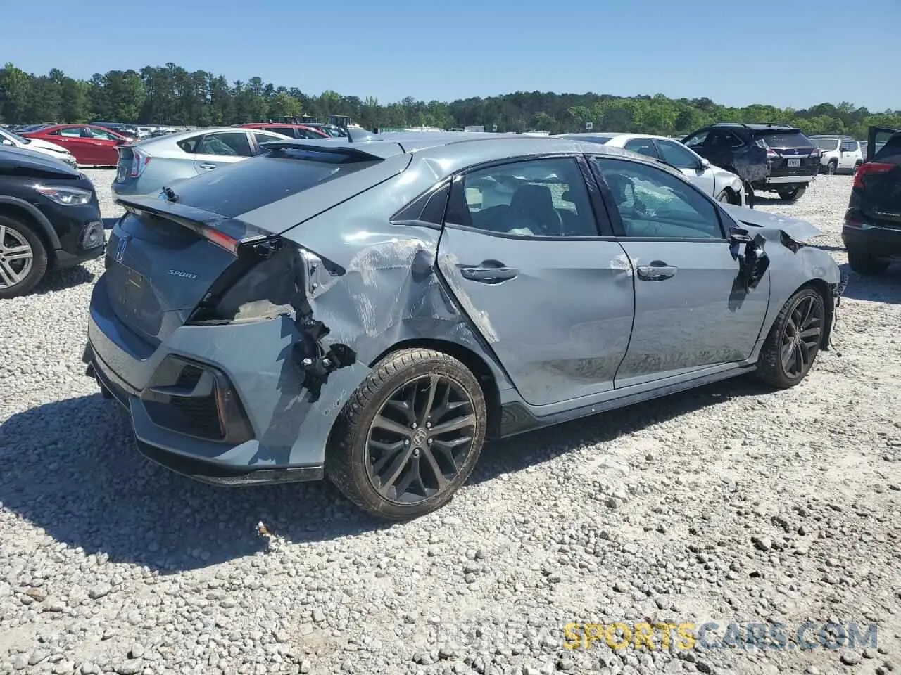 3 Фотография поврежденного автомобиля SHHFK7H49MU209490 HONDA CIVIC 2021