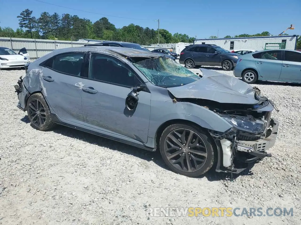 4 Фотография поврежденного автомобиля SHHFK7H49MU209490 HONDA CIVIC 2021