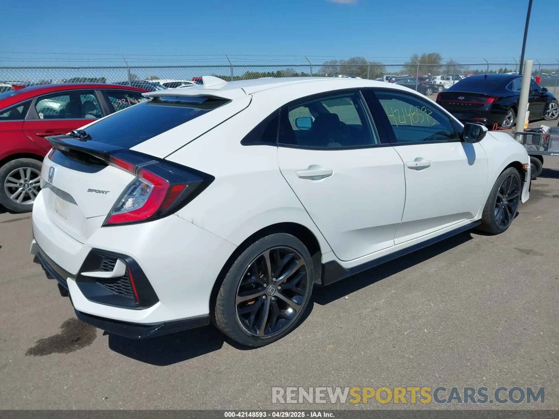 4 Фотография поврежденного автомобиля SHHFK7H49MU217279 HONDA CIVIC 2021