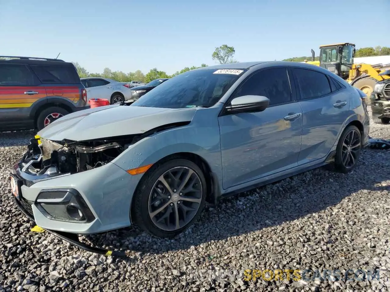 1 Фотография поврежденного автомобиля SHHFK7H49MU227875 HONDA CIVIC 2021