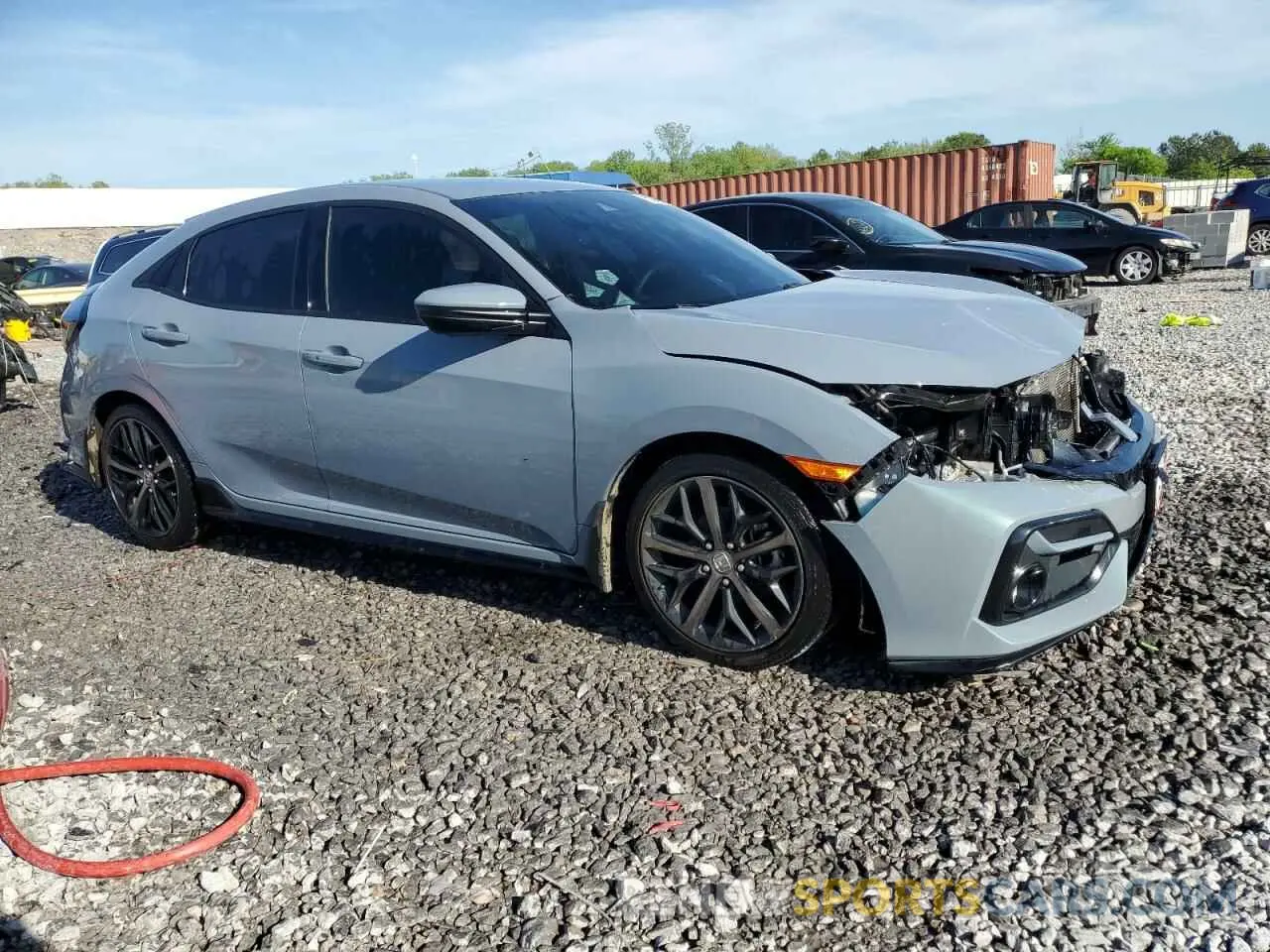 4 Фотография поврежденного автомобиля SHHFK7H49MU227875 HONDA CIVIC 2021
