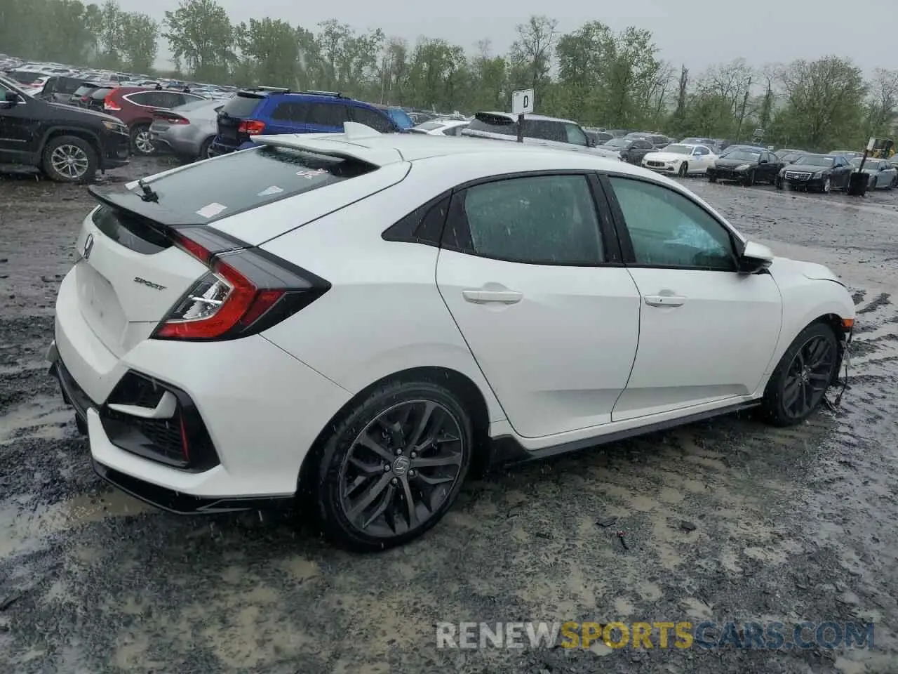 3 Фотография поврежденного автомобиля SHHFK7H49MU401573 HONDA CIVIC 2021