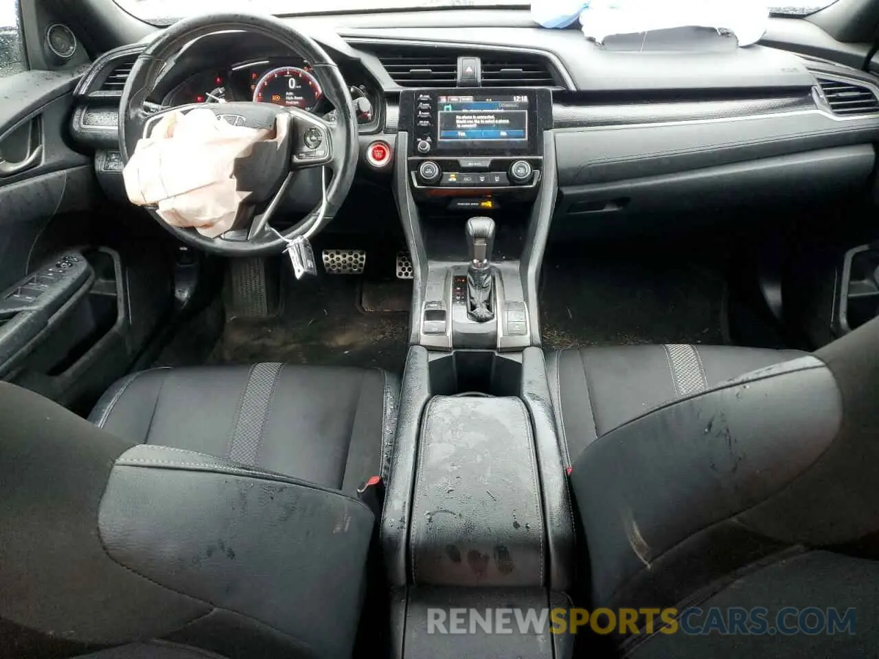 8 Фотография поврежденного автомобиля SHHFK7H49MU401573 HONDA CIVIC 2021
