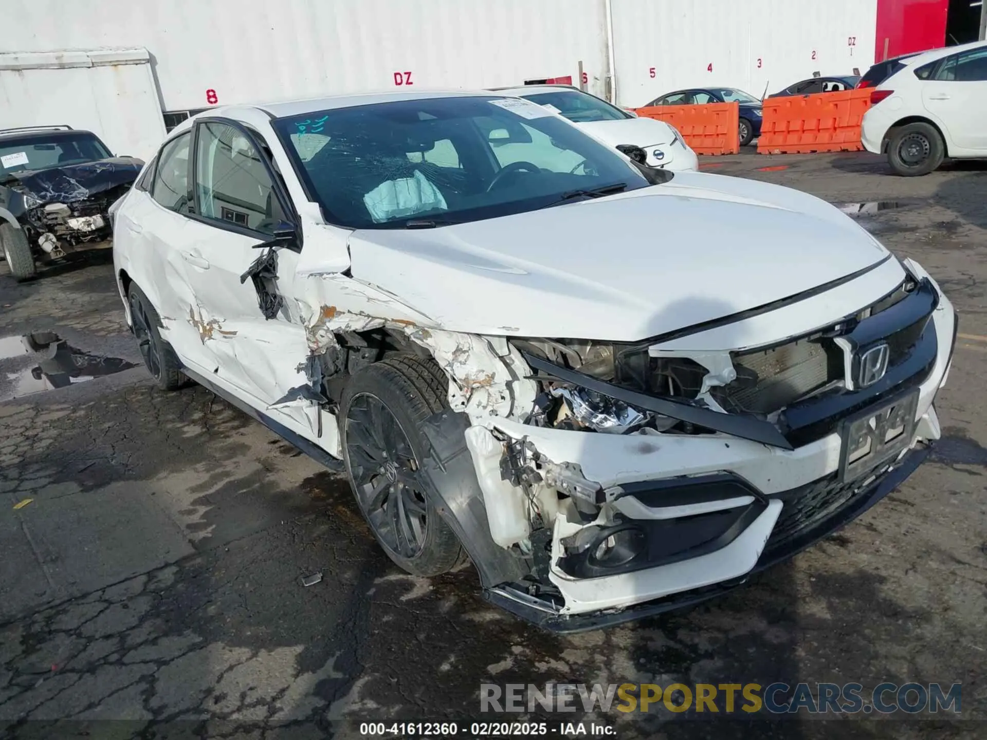 1 Photograph of a damaged car SHHFK7H49MU411360 HONDA CIVIC 2021