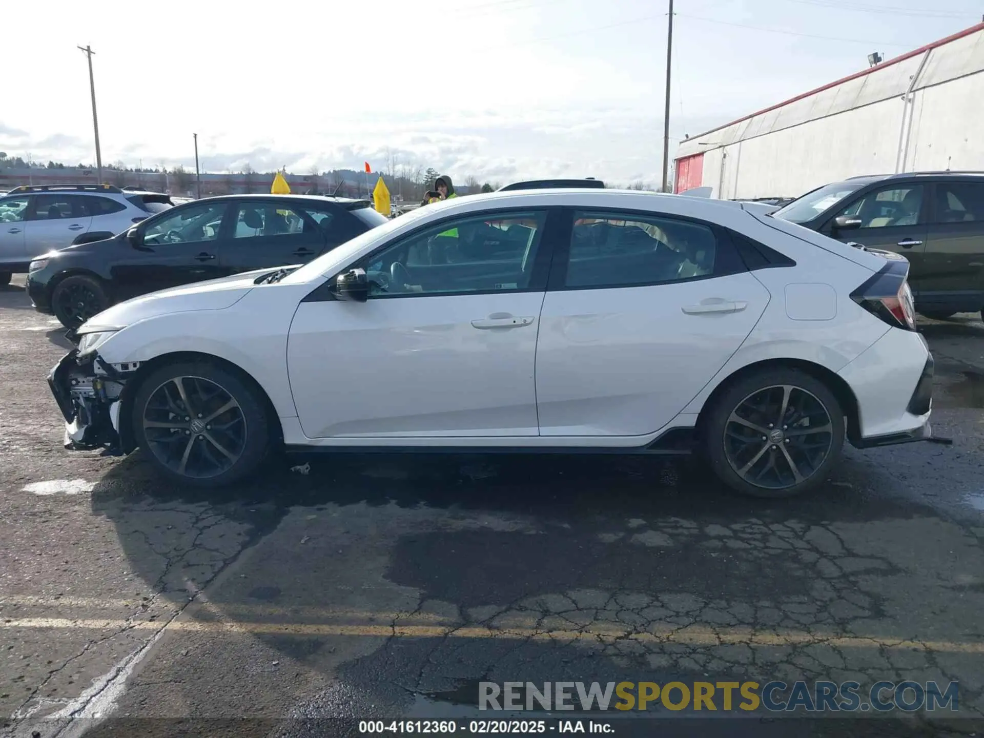 14 Photograph of a damaged car SHHFK7H49MU411360 HONDA CIVIC 2021