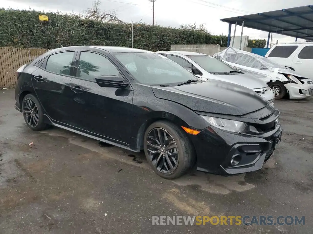 4 Photograph of a damaged car SHHFK7H49MU412993 HONDA CIVIC 2021