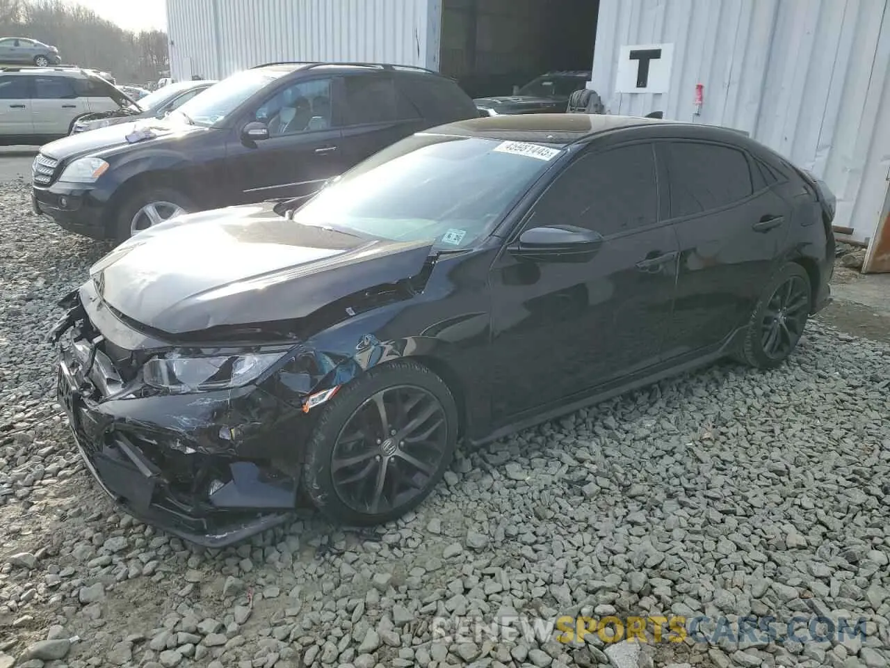 1 Photograph of a damaged car SHHFK7H49MU419071 HONDA CIVIC 2021