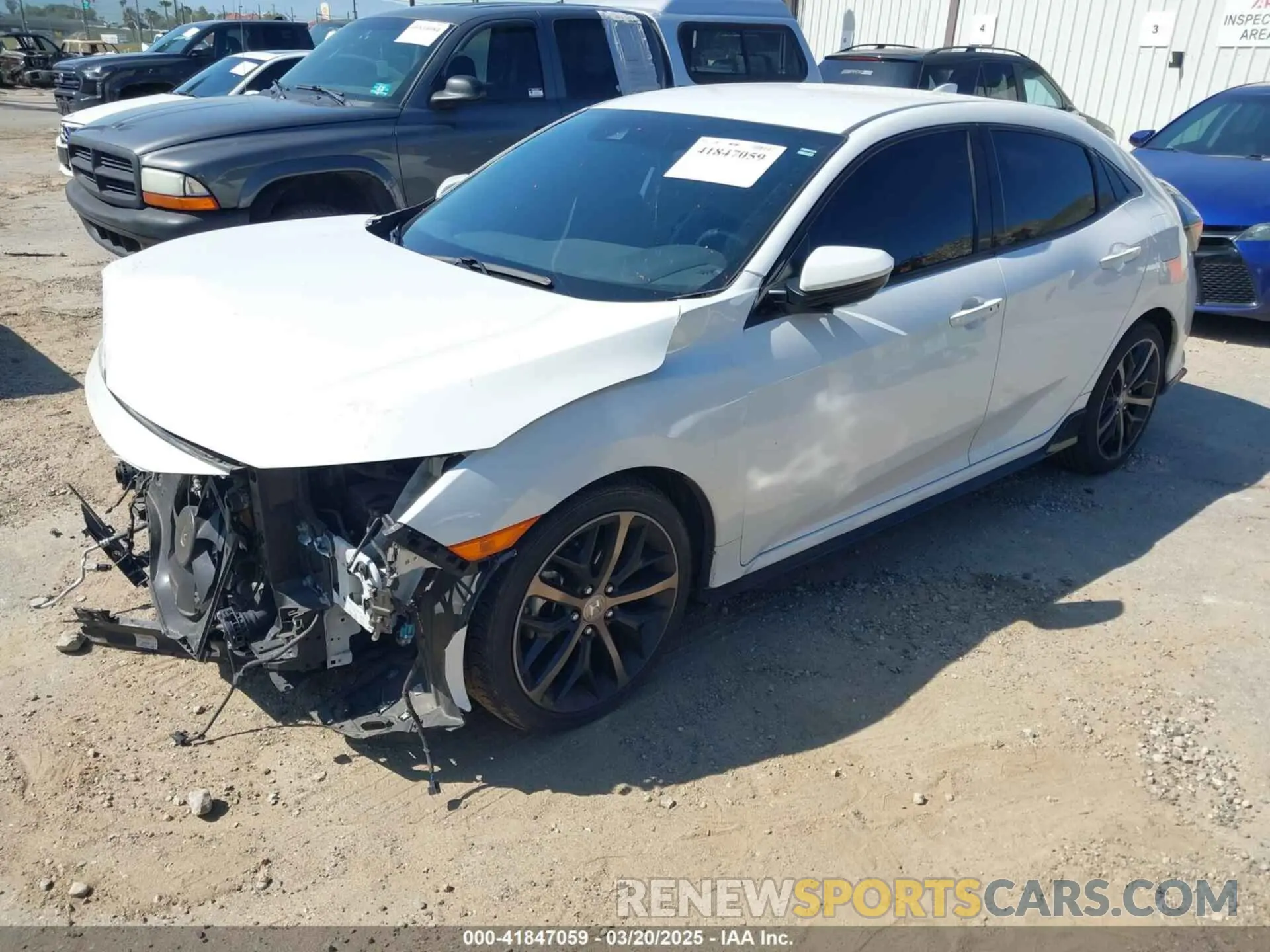 2 Фотография поврежденного автомобиля SHHFK7H49MU423962 HONDA CIVIC 2021