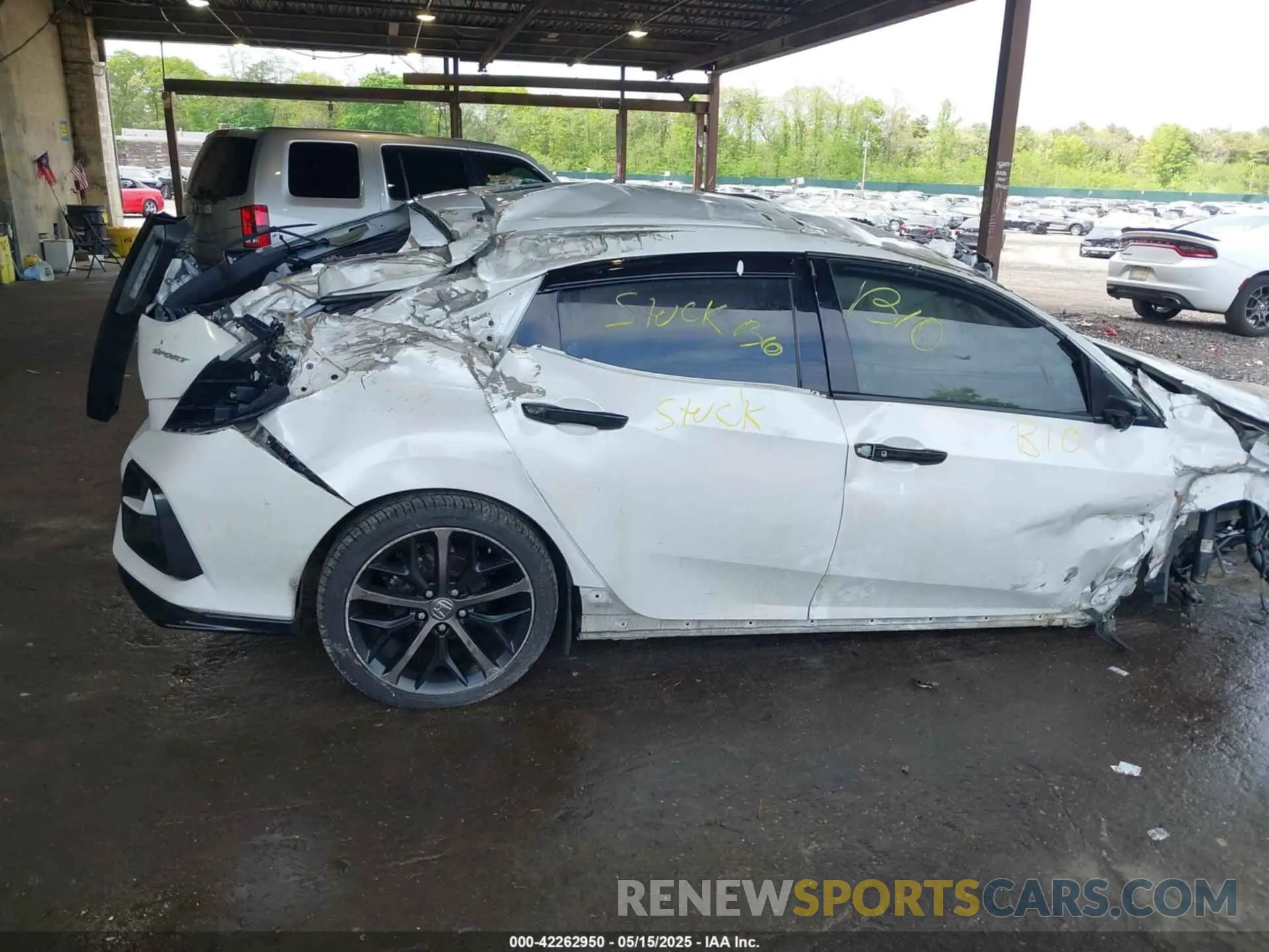 8 Фотография поврежденного автомобиля SHHFK7H4XMU409536 HONDA CIVIC 2021