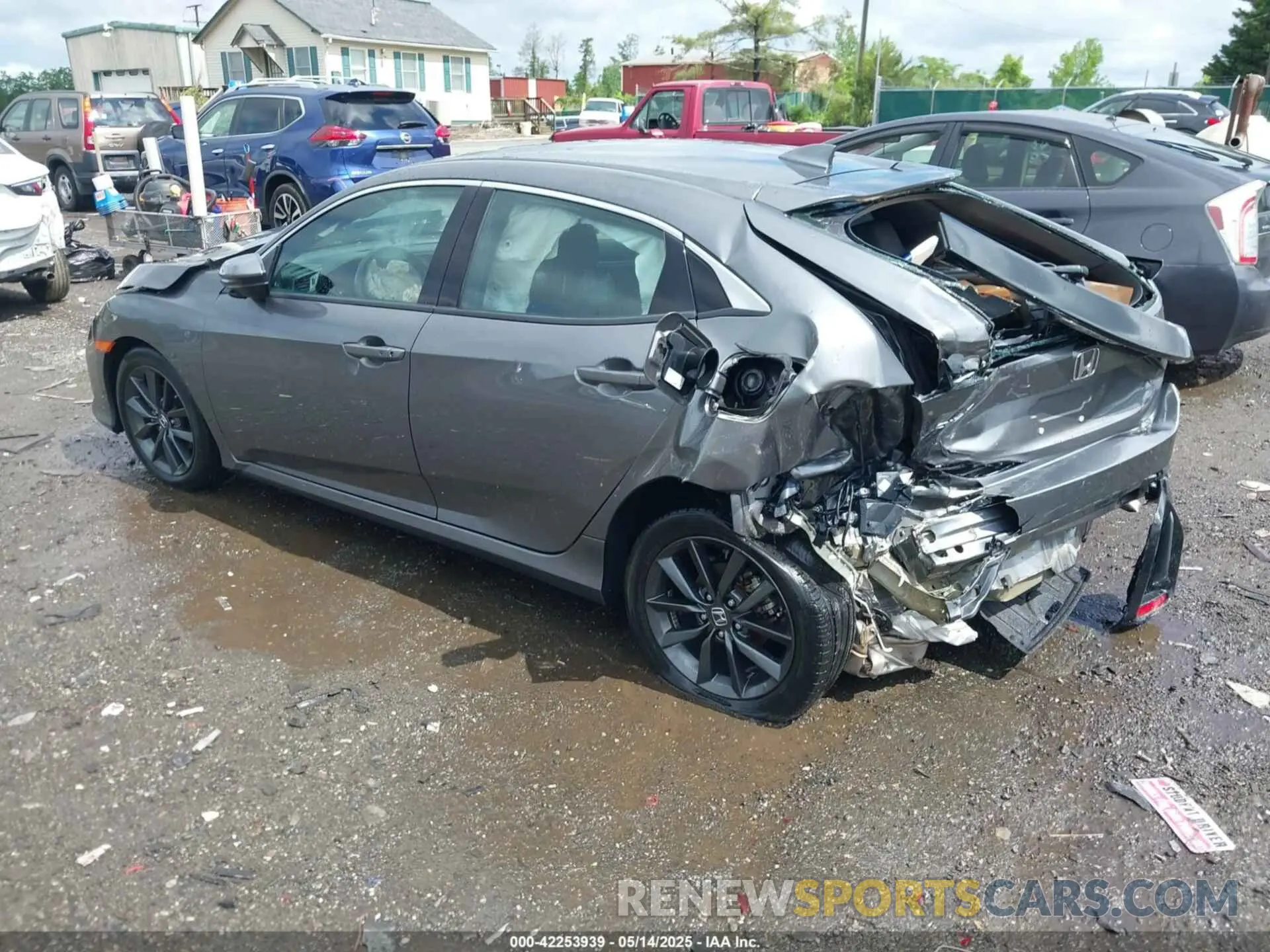 3 Фотография поврежденного автомобиля SHHFK7H61MU217844 HONDA CIVIC 2021
