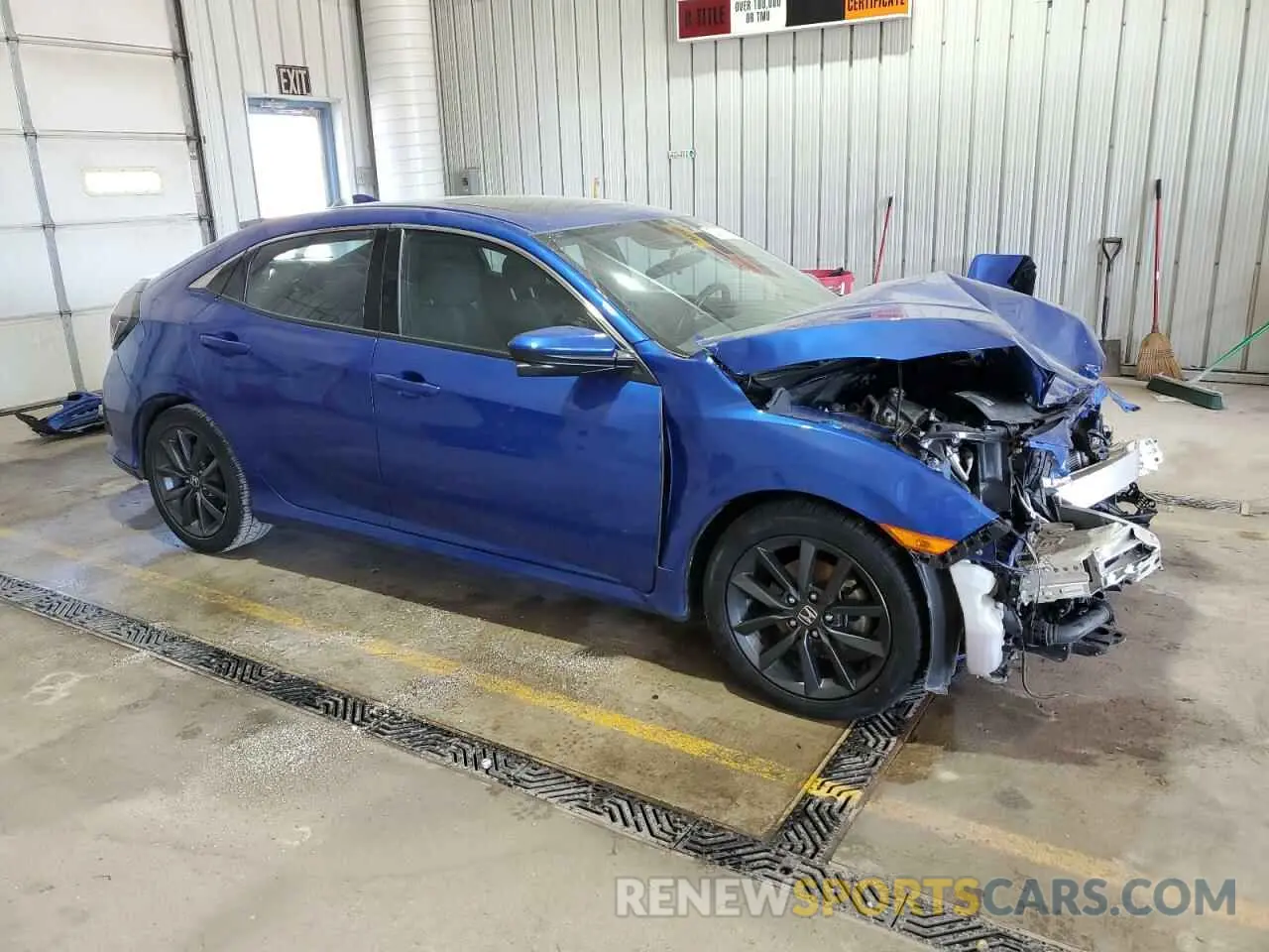 4 Photograph of a damaged car SHHFK7H62MU416515 HONDA CIVIC 2021