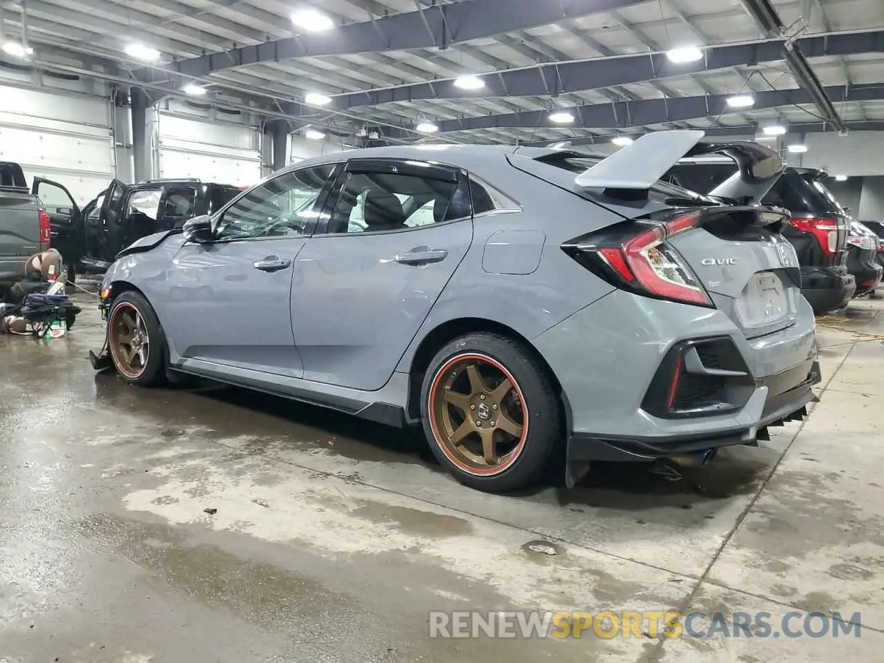 2 Фотография поврежденного автомобиля SHHFK7H63MU208921 HONDA CIVIC 2021