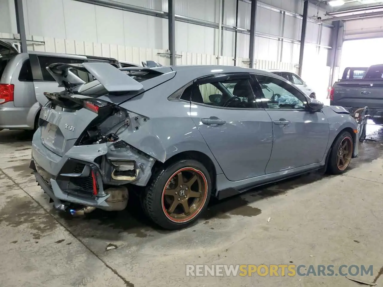 3 Фотография поврежденного автомобиля SHHFK7H63MU208921 HONDA CIVIC 2021