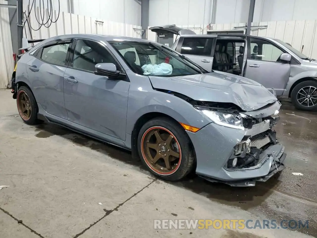 4 Фотография поврежденного автомобиля SHHFK7H63MU208921 HONDA CIVIC 2021