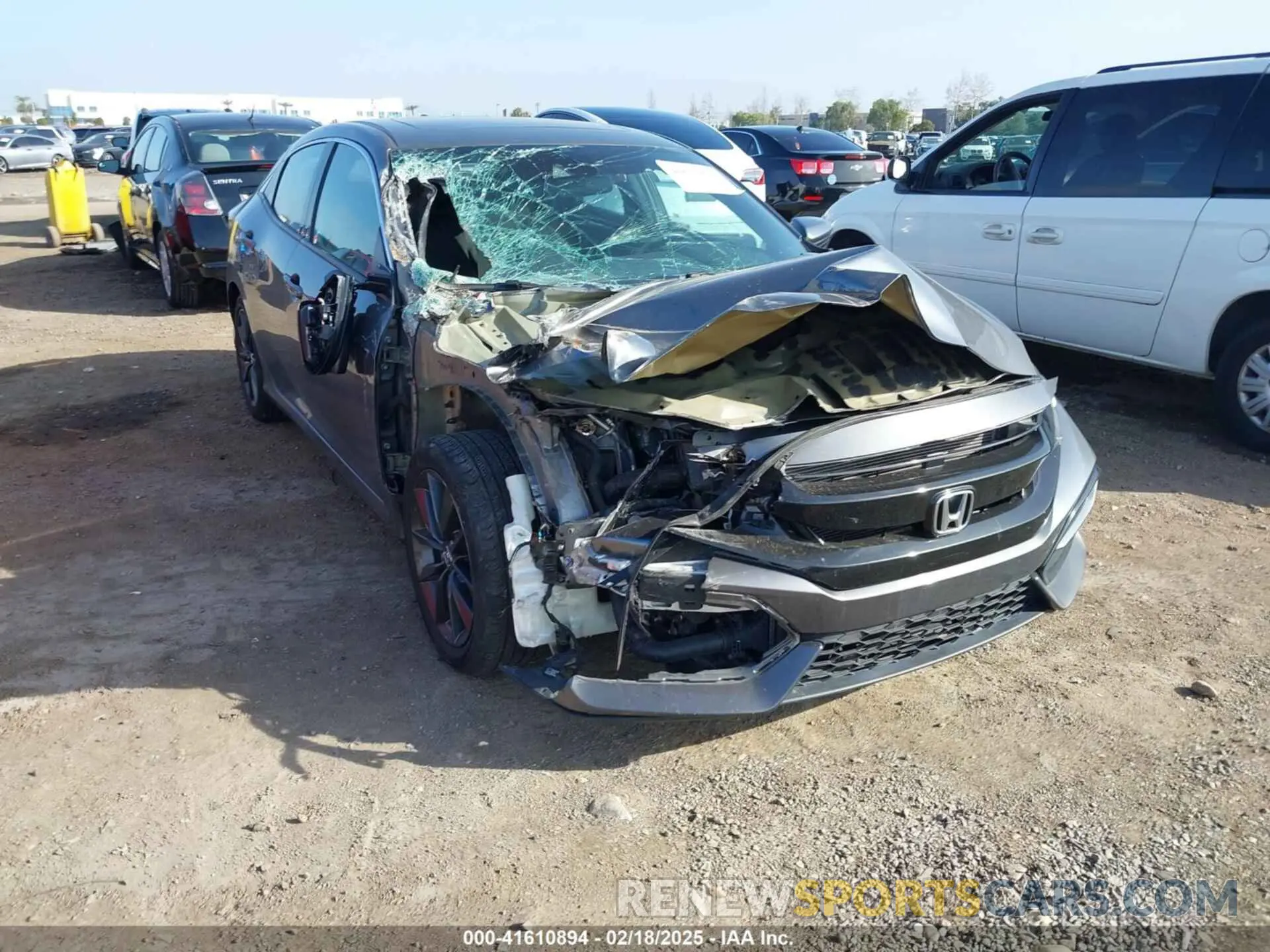 1 Photograph of a damaged car SHHFK7H63MU410108 HONDA CIVIC 2021
