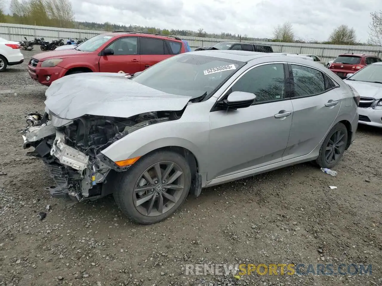 1 Photograph of a damaged car SHHFK7H64MU411946 HONDA CIVIC 2021