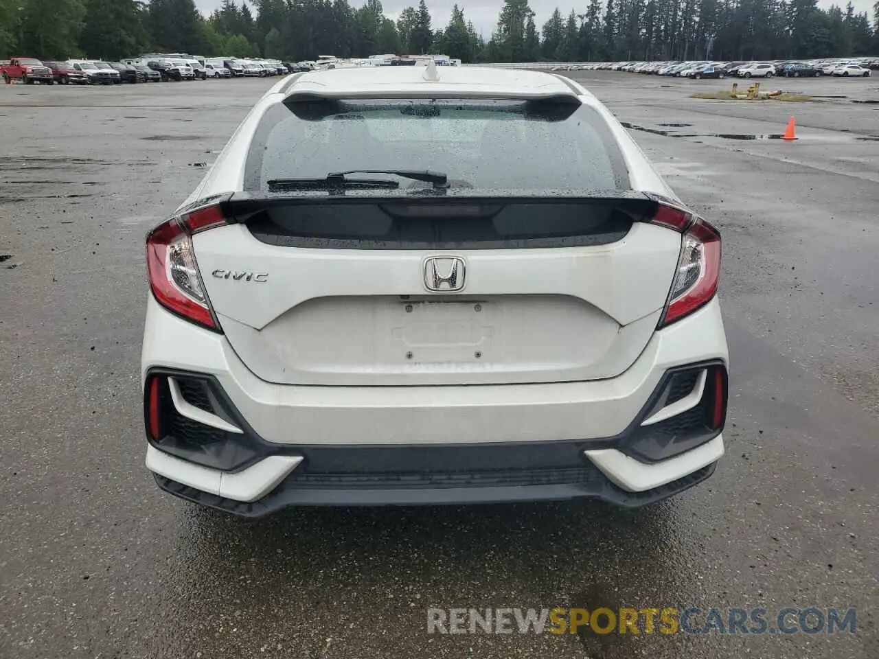 6 Photograph of a damaged car SHHFK7H64MU425281 HONDA CIVIC 2021