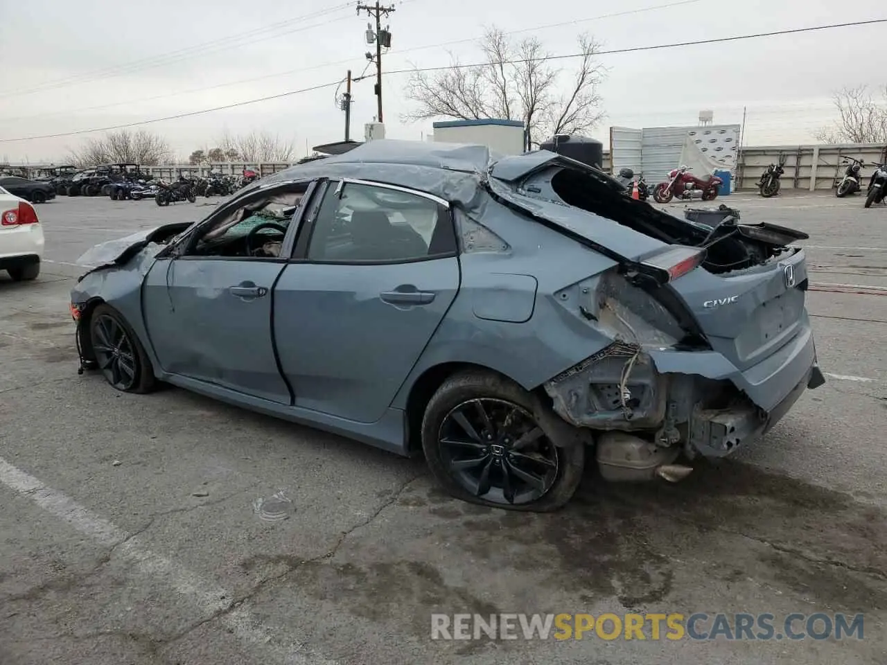 2 Photograph of a damaged car SHHFK7H65MU218592 HONDA CIVIC 2021