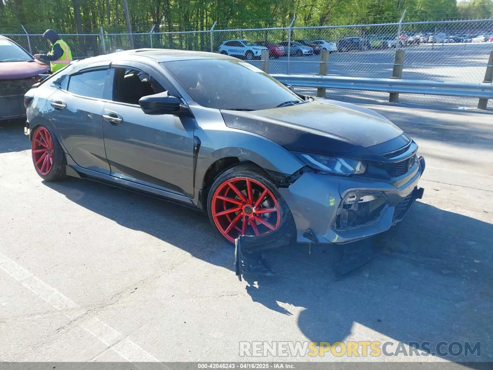1 Photograph of a damaged car SHHFK7H65MU232699 HONDA CIVIC 2021