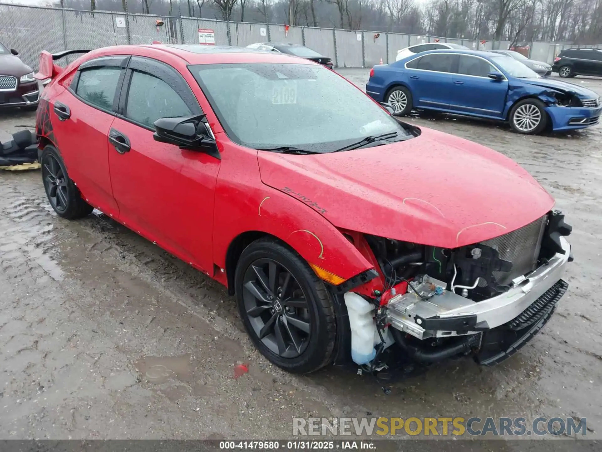 1 Photograph of a damaged car SHHFK7H66MU404187 HONDA CIVIC 2021
