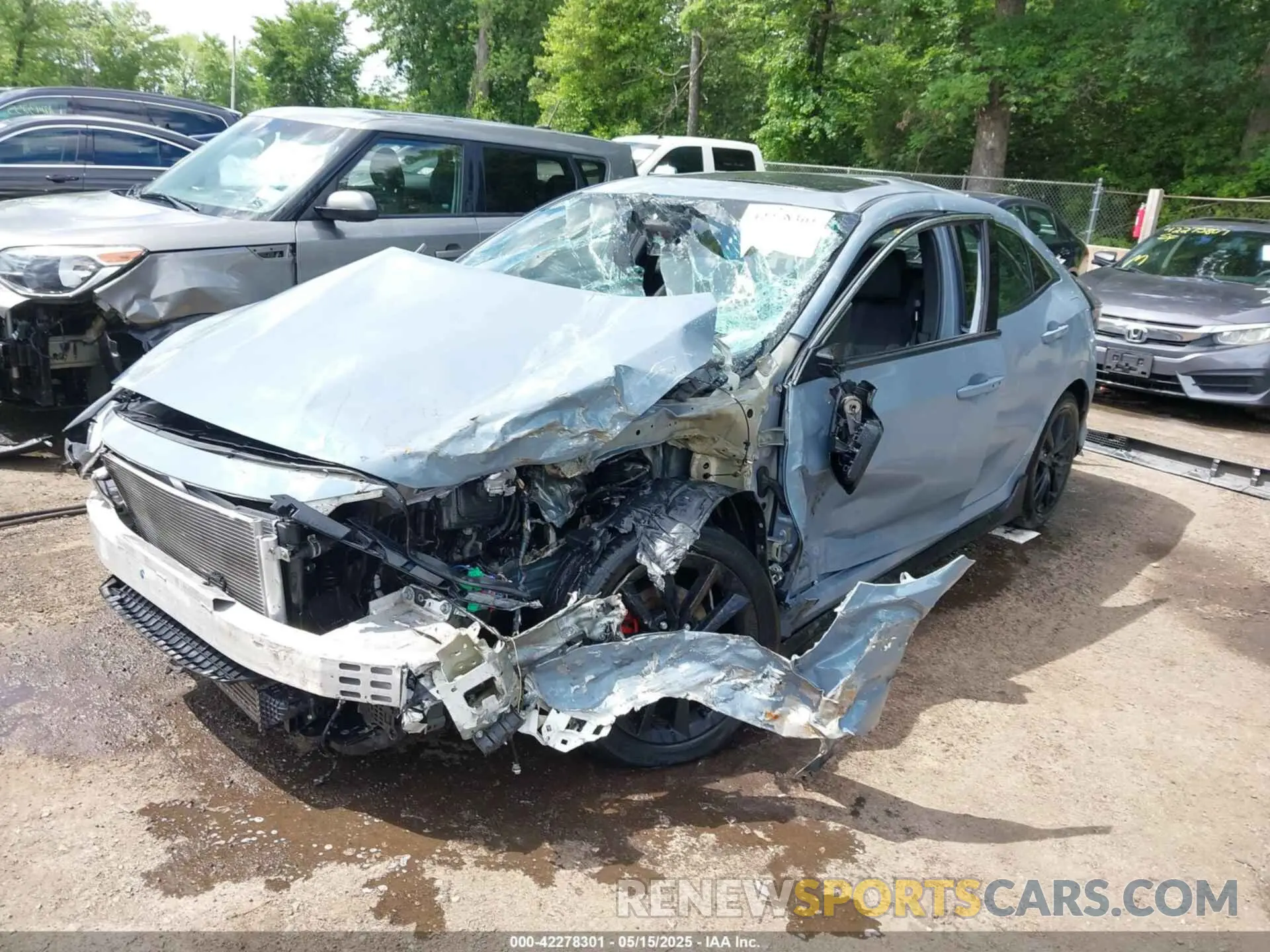2 Фотография поврежденного автомобиля SHHFK7H69MU411909 HONDA CIVIC 2021