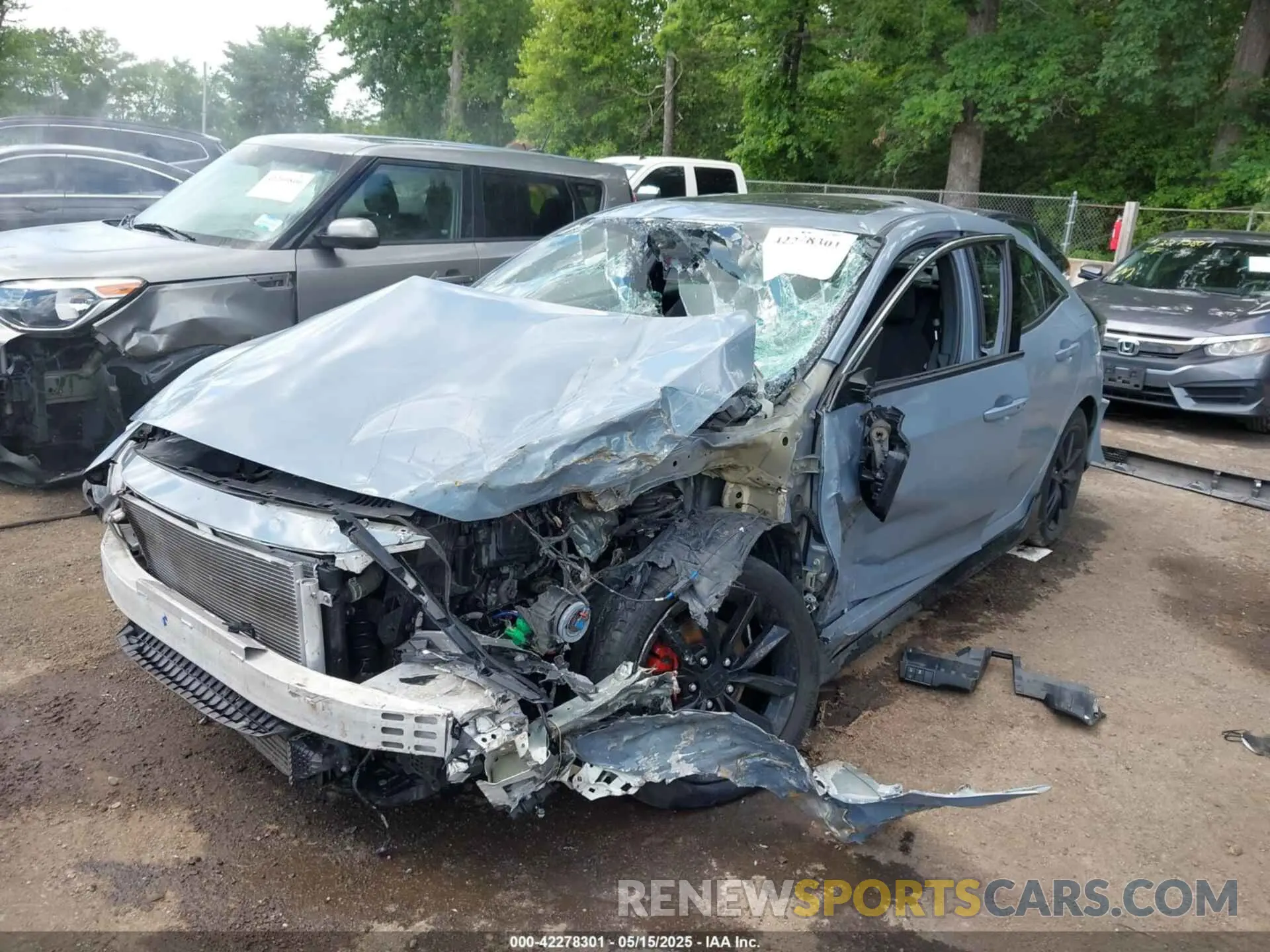6 Фотография поврежденного автомобиля SHHFK7H69MU411909 HONDA CIVIC 2021