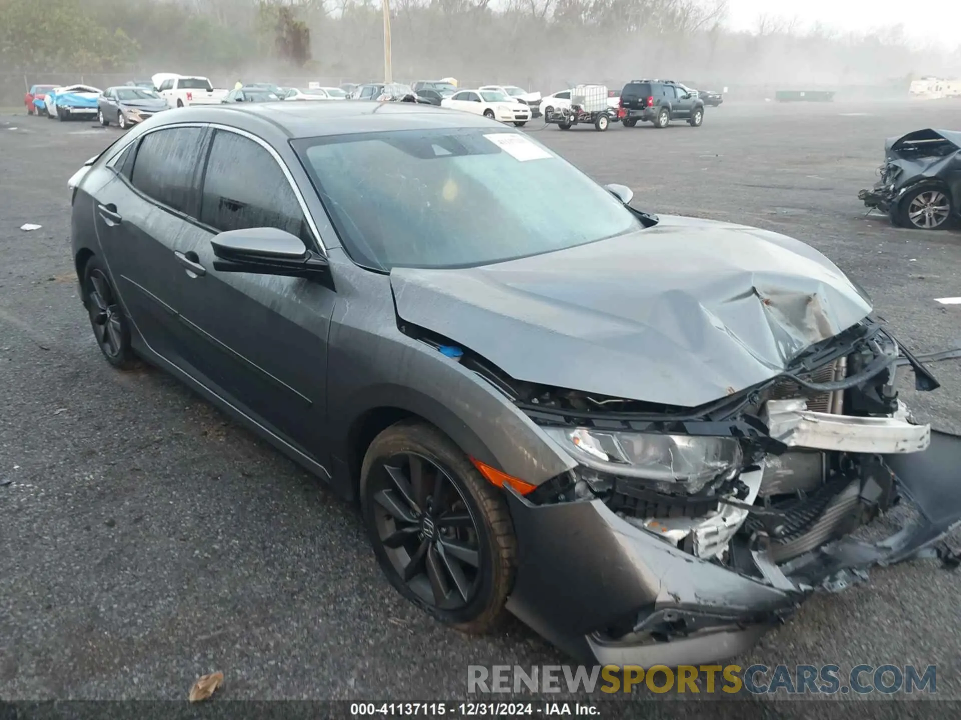 1 Photograph of a damaged car SHHFK7H6XMU230849 HONDA CIVIC 2021