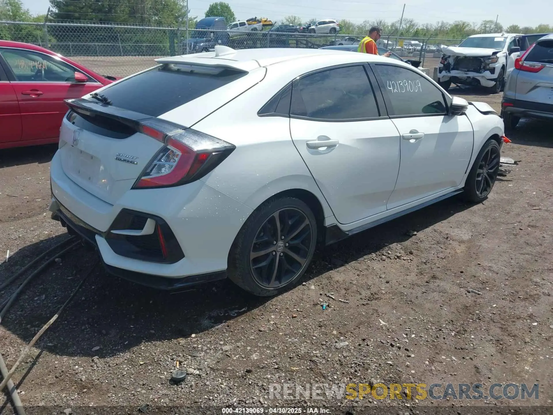 4 Фотография поврежденного автомобиля SHHFK7H91MU215117 HONDA CIVIC 2021
