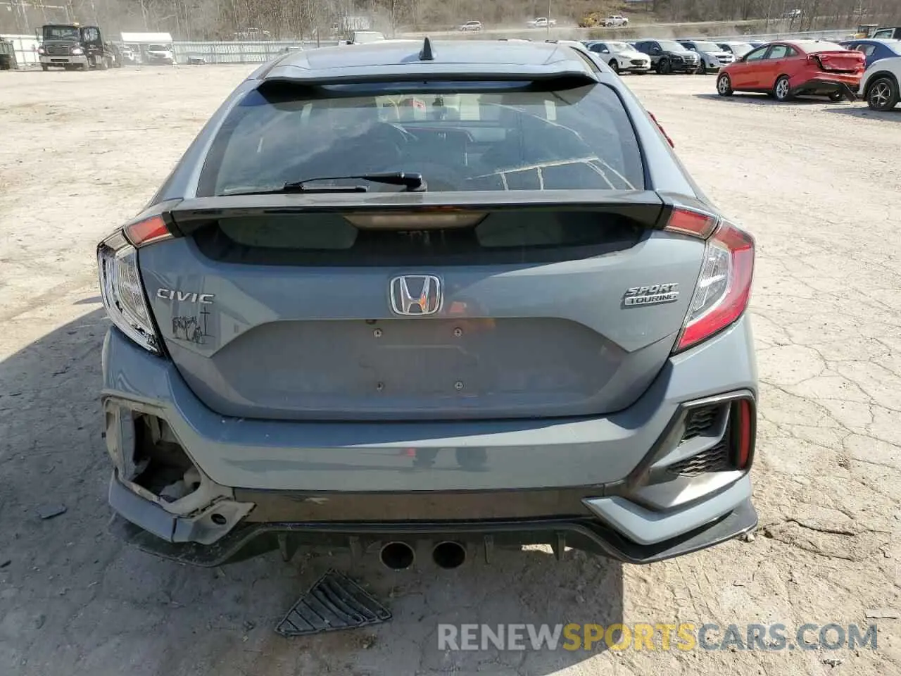 6 Фотография поврежденного автомобиля SHHFK7H95MU209207 HONDA CIVIC 2021