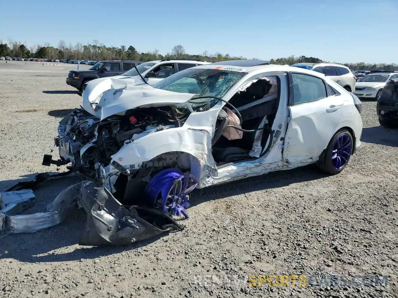 1 Photograph of a damaged car SHHFK7H97MU210567 HONDA CIVIC 2021