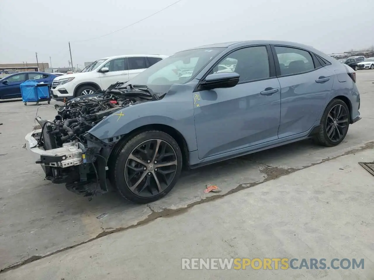 1 Фотография поврежденного автомобиля SHHFK7H97MU211654 HONDA CIVIC 2021