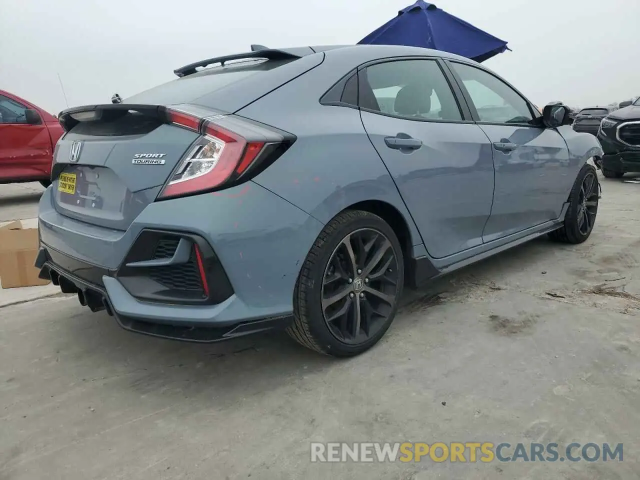 3 Фотография поврежденного автомобиля SHHFK7H97MU211654 HONDA CIVIC 2021