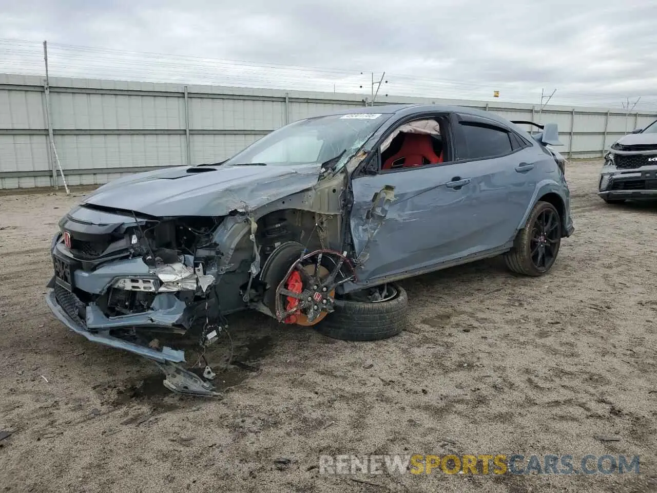 1 Photograph of a damaged car SHHFK8G74MU201802 HONDA CIVIC 2021