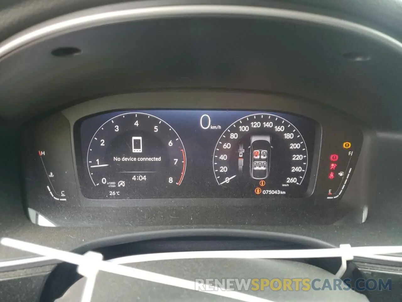 9 Фотография поврежденного автомобиля 19XFL1G81NE401705 HONDA CIVIC 2022