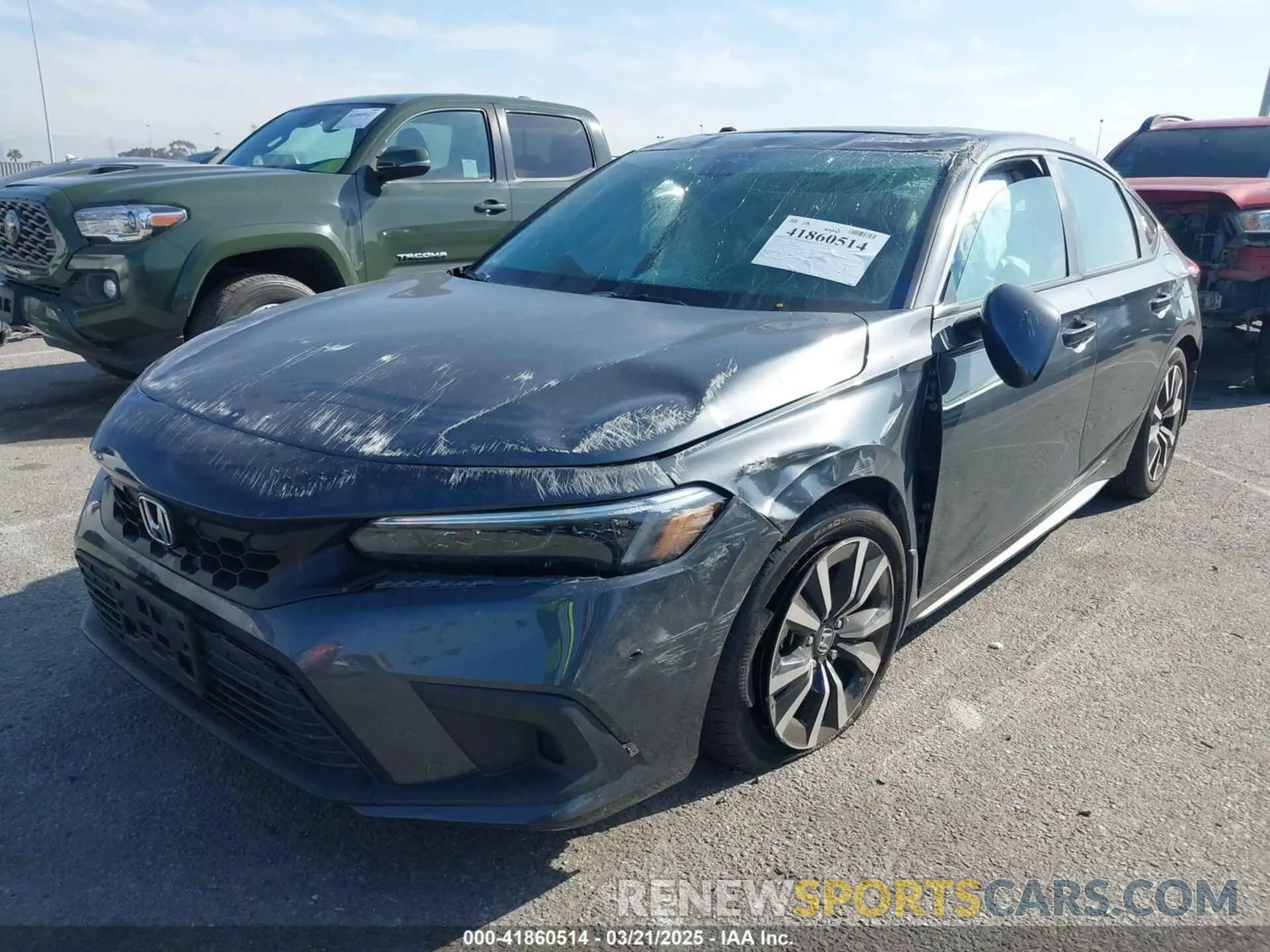 2 Photograph of a damaged car 19XFL1H70NE009885 HONDA CIVIC 2022