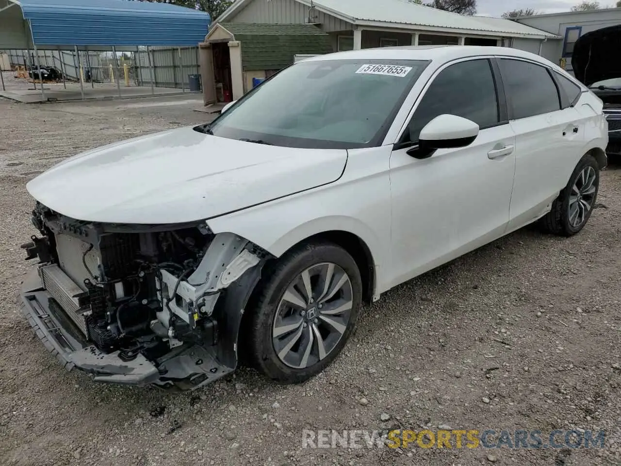 1 Photograph of a damaged car 19XFL1H74NE016547 HONDA CIVIC 2022