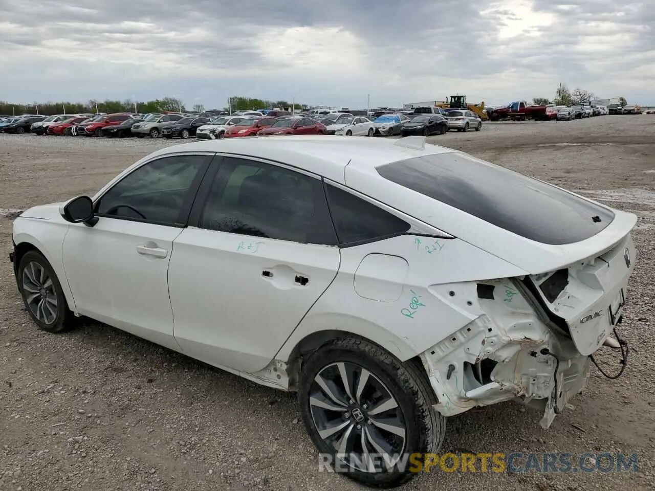 2 Photograph of a damaged car 19XFL1H74NE016547 HONDA CIVIC 2022