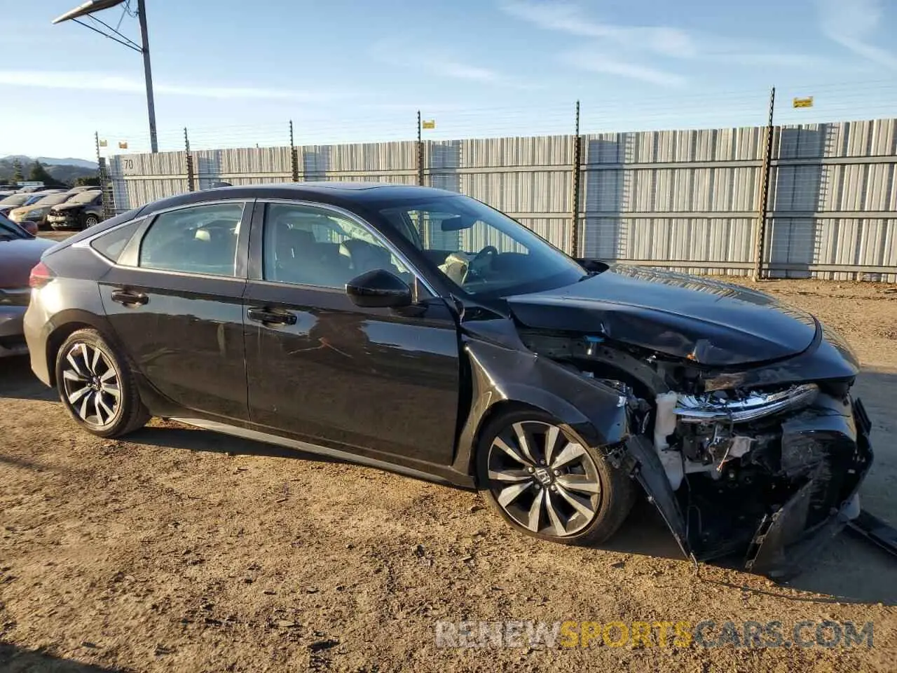 4 Фотография поврежденного автомобиля 19XFL1H77NE018874 HONDA CIVIC 2022