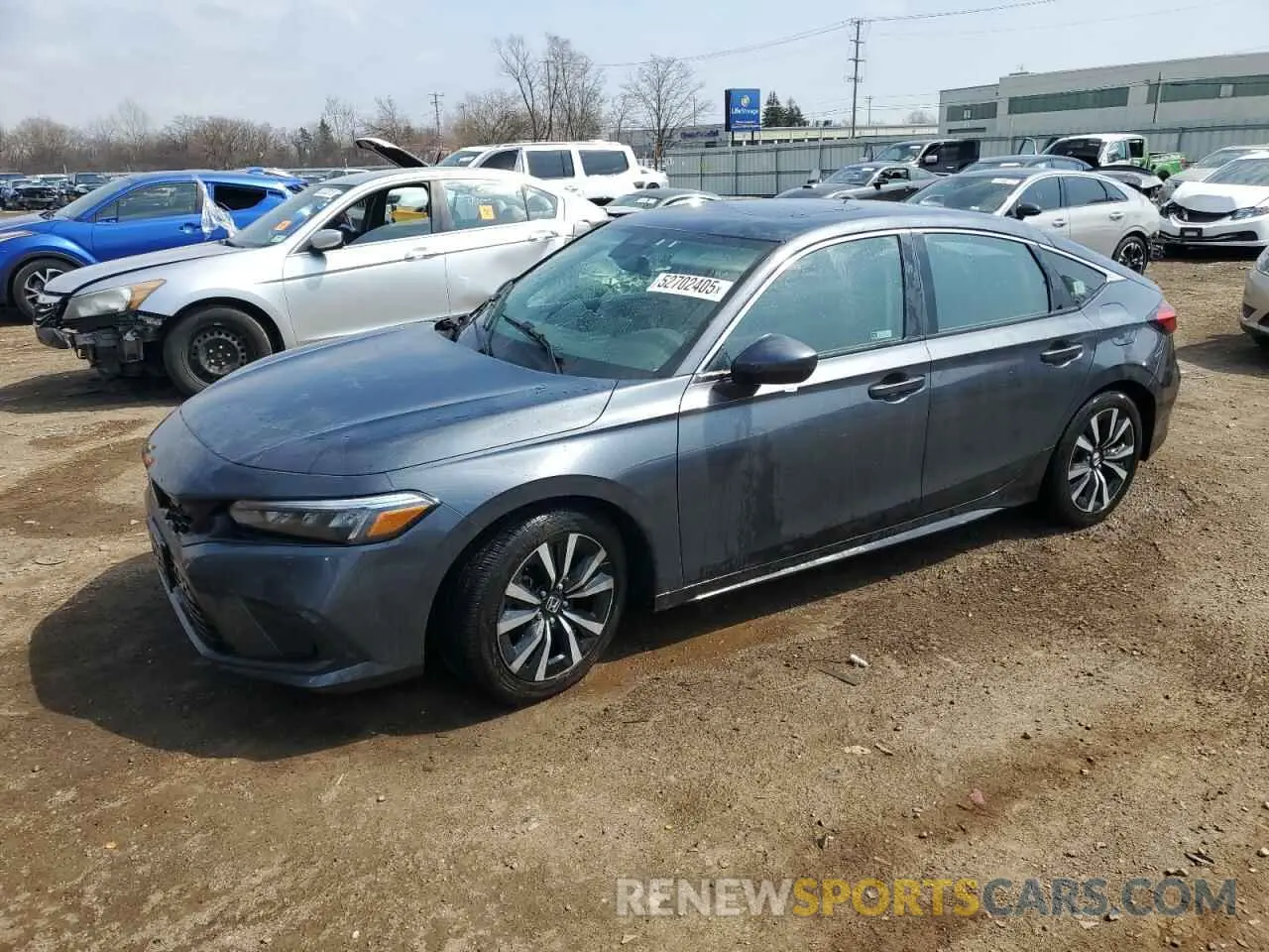 1 Photograph of a damaged car 19XFL1H78NE014364 HONDA CIVIC 2022