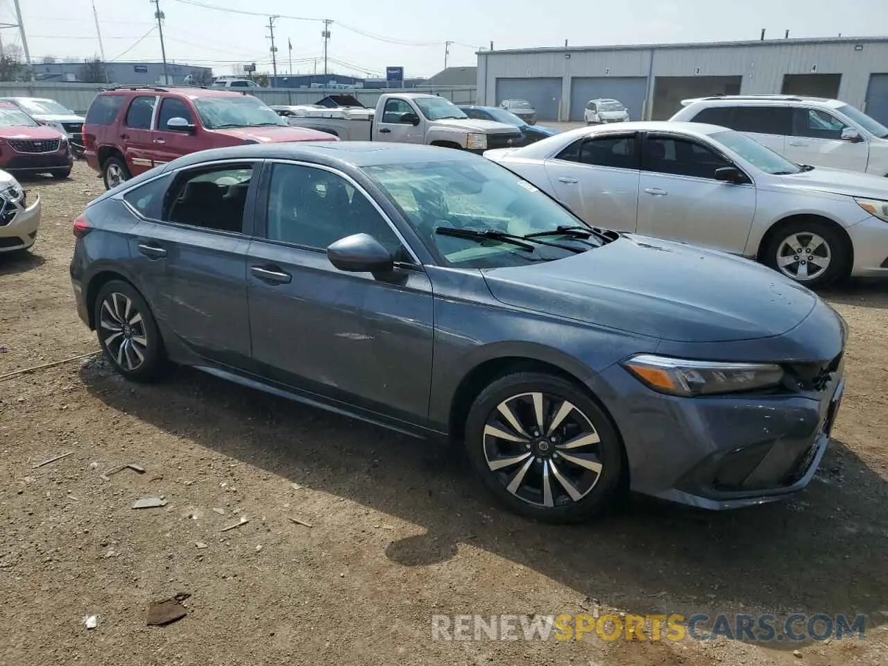4 Photograph of a damaged car 19XFL1H78NE014364 HONDA CIVIC 2022