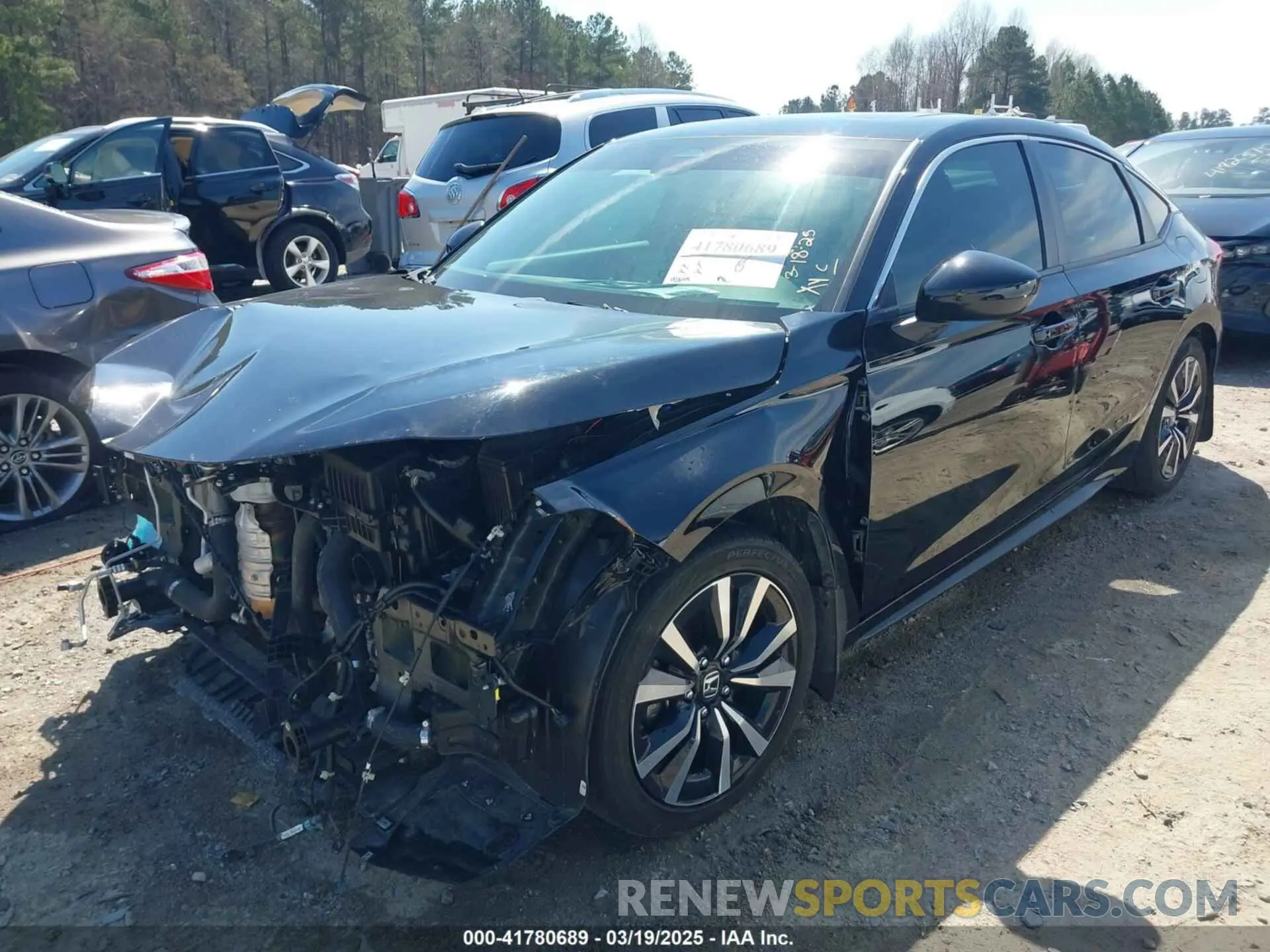 2 Photograph of a damaged car 19XFL1H7XNE003852 HONDA CIVIC 2022