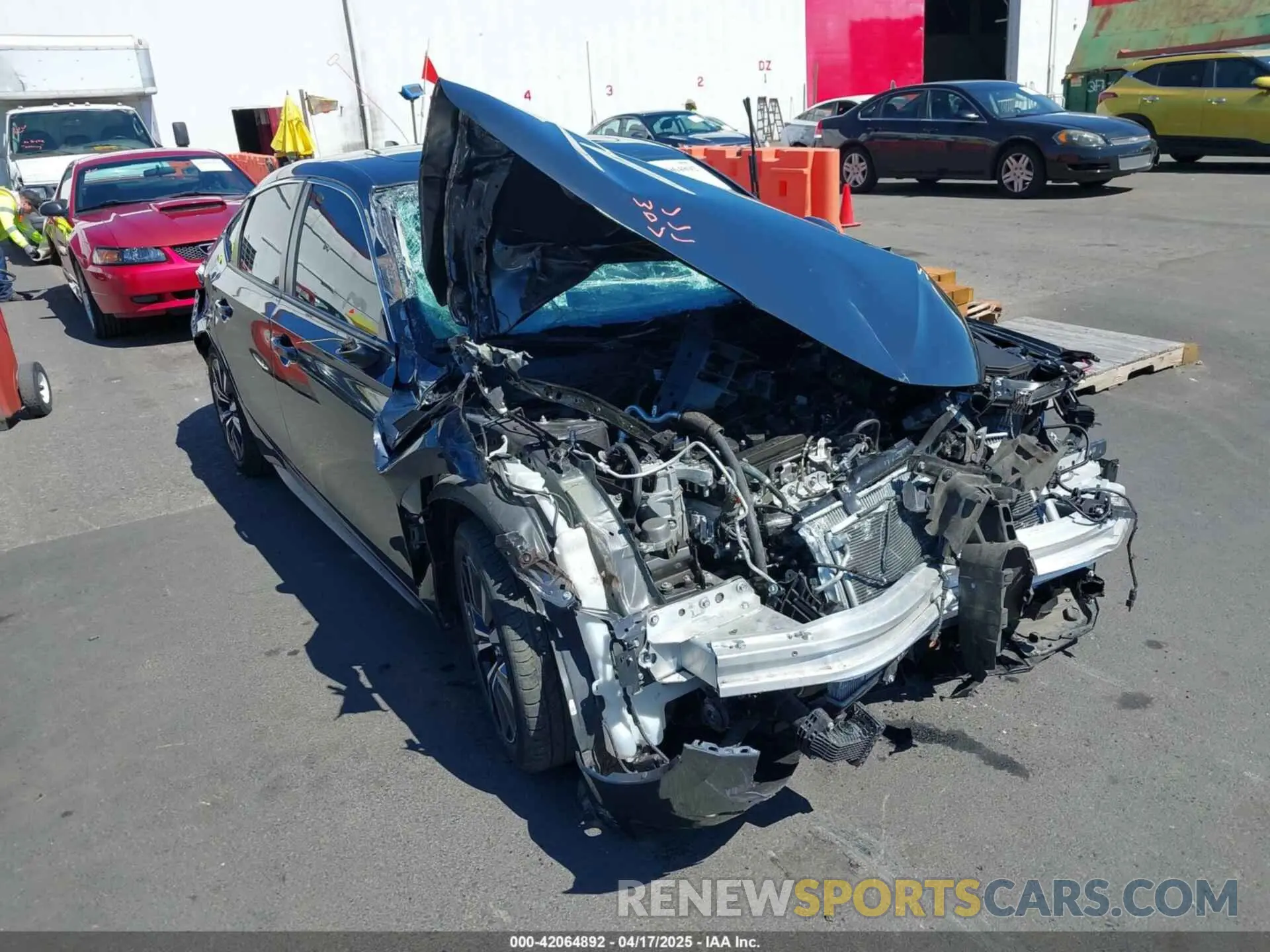 6 Фотография поврежденного автомобиля 19XFL1H7XNE013345 HONDA CIVIC 2022