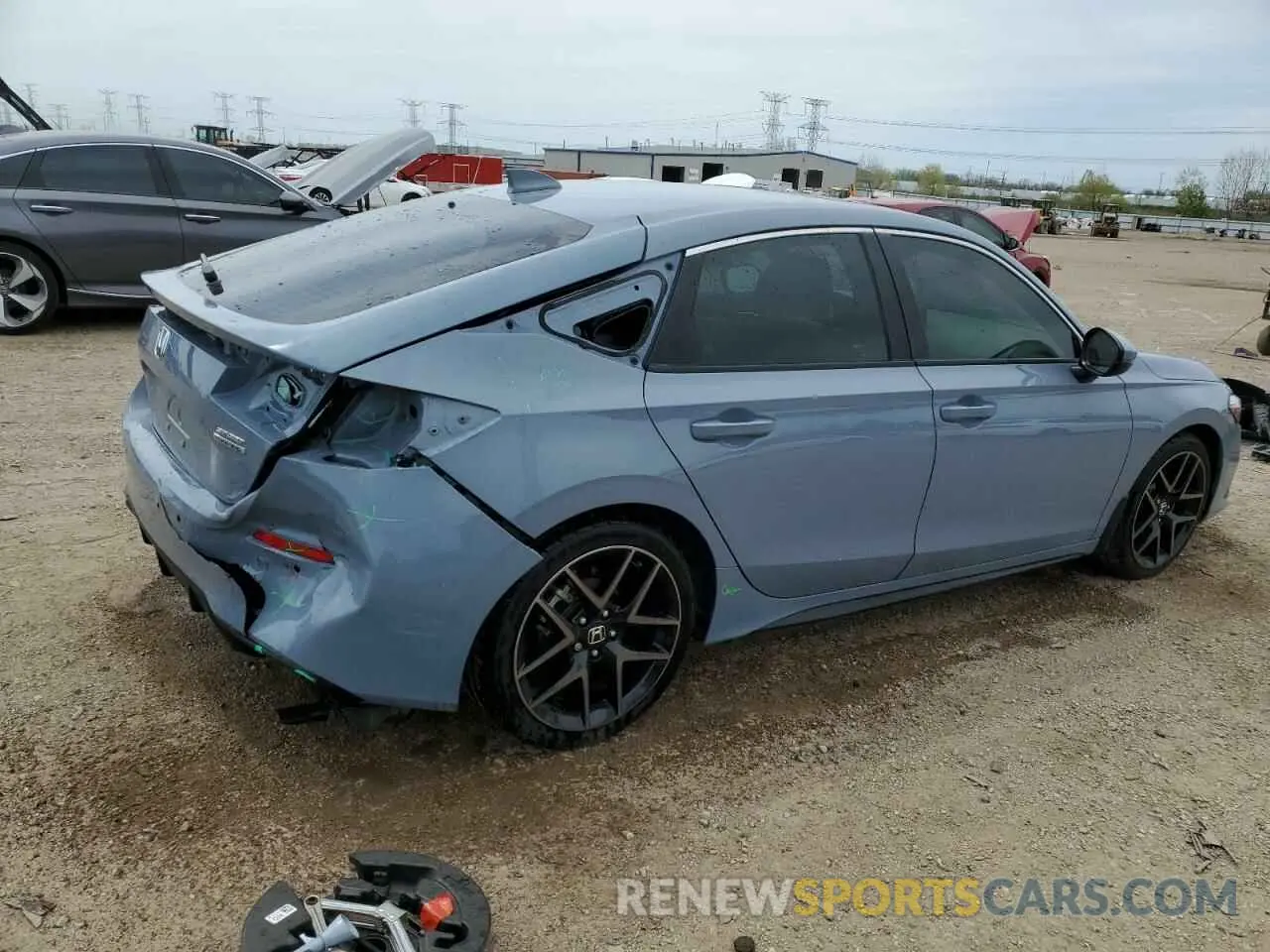 3 Photograph of a damaged car 19XFL1H81NE023075 HONDA CIVIC 2022