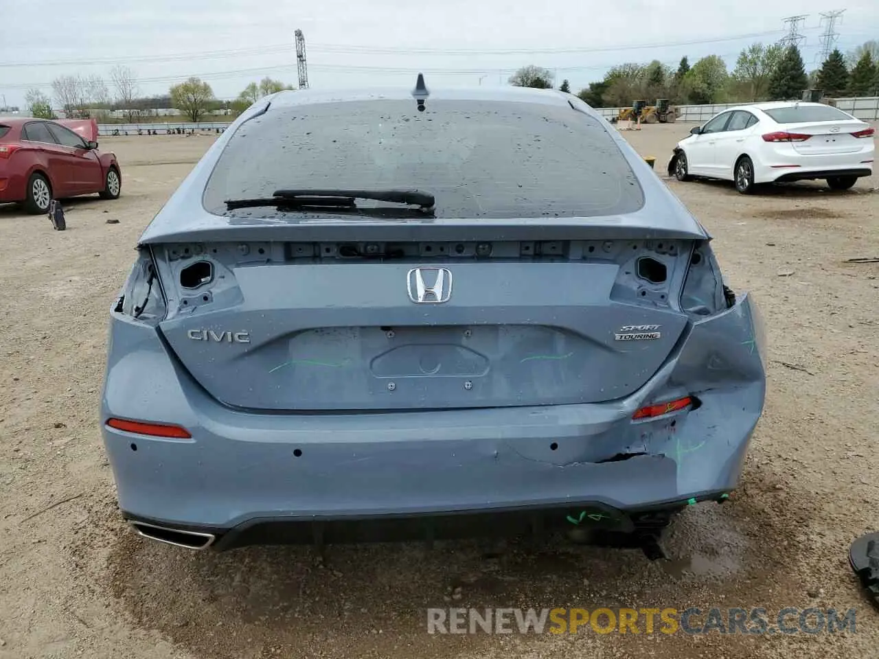 6 Photograph of a damaged car 19XFL1H81NE023075 HONDA CIVIC 2022