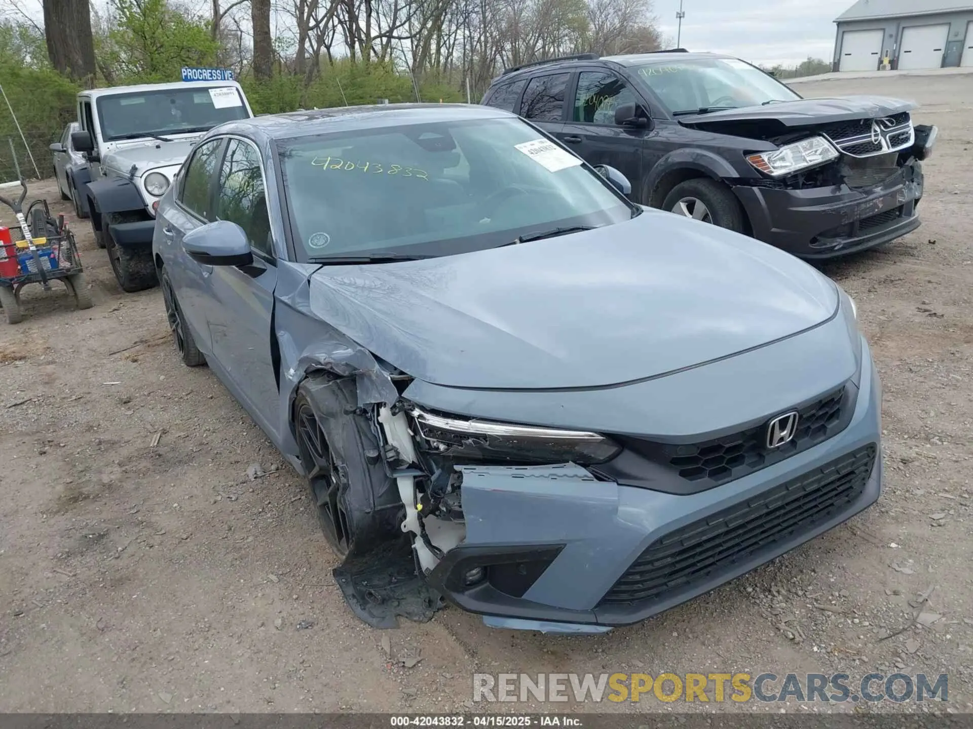 1 Photograph of a damaged car 19XFL1H81NE023917 HONDA CIVIC 2022