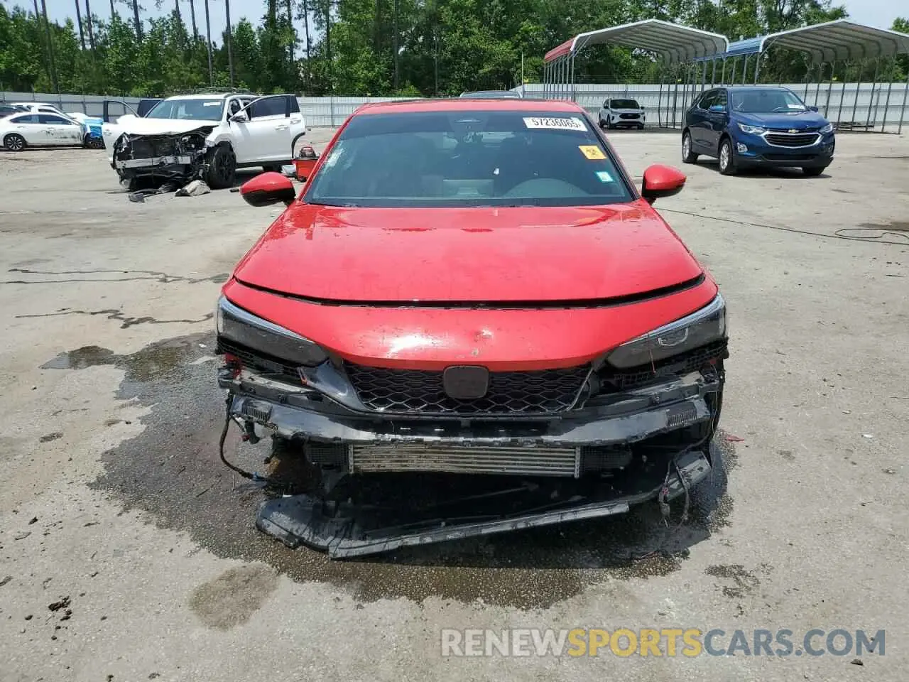 5 Photograph of a damaged car 19XFL1H82NE010996 HONDA CIVIC 2022