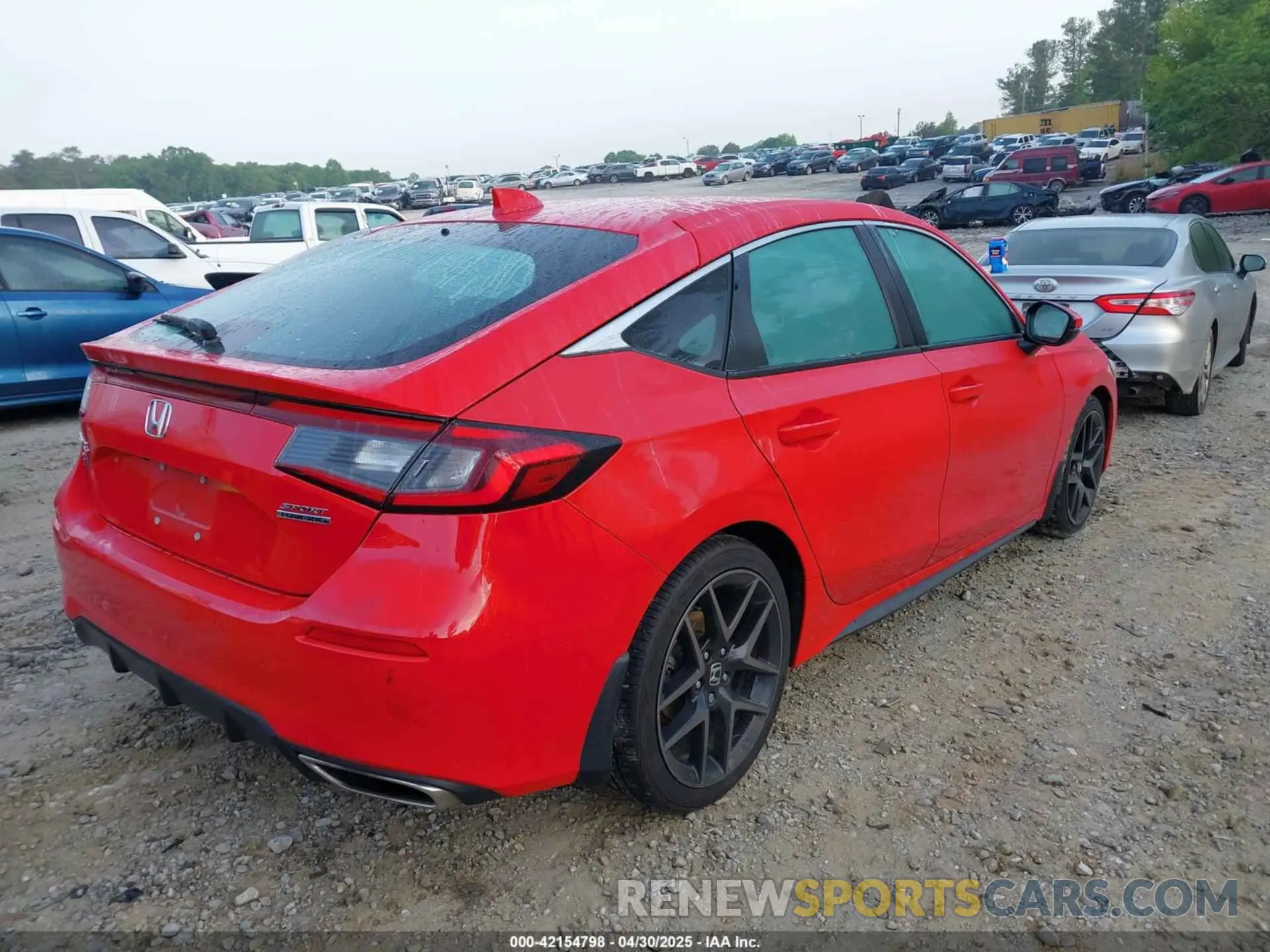 4 Фотография поврежденного автомобиля 19XFL1H84NE024401 HONDA CIVIC 2022
