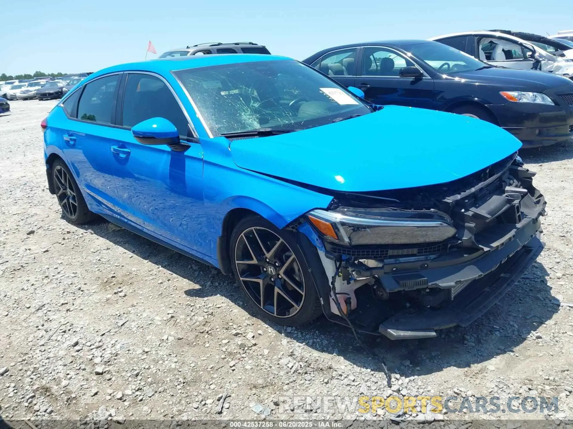 1 Photograph of a damaged car 19XFL1H87NE023582 HONDA CIVIC 2022