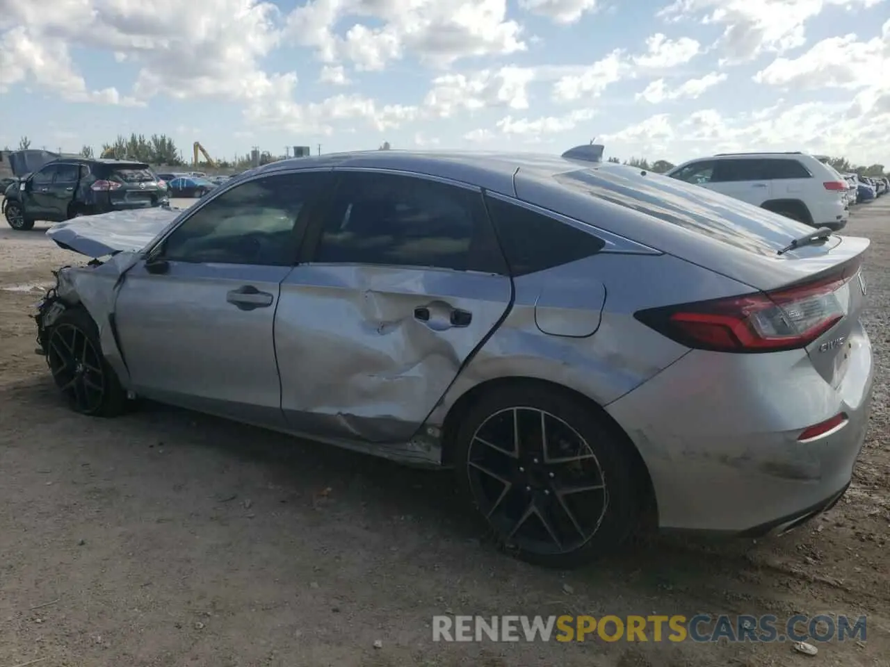 2 Photograph of a damaged car 19XFL1H88NE006029 HONDA CIVIC 2022